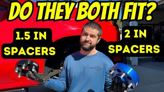 15 INCH Wheel Spacers VS 2 INCH Wheel Spacers  Trail Boss [upl. by Drabeck]