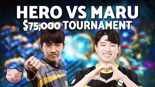 MARU vs HERO GSL Rivals rematch  75000 ESL Winter Bo5 TvP  StarCraft 2 [upl. by Eldwun]