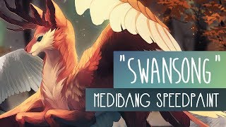 Swan Song  SPEEDPAINT  Medibang Paint Pro [upl. by Yevette145]