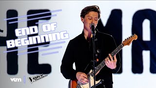 Mathieu Simon en Laurens  End Of Beginnings  Halve finale  The Voice van Vlaanderen  VTM [upl. by Ehcadroj429]