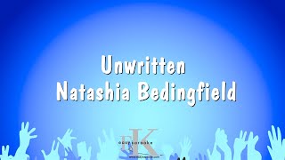 Unwritten  Natashia Bedingfield Karaoke Version [upl. by Ximenes]