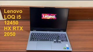 Lenovo LOQ i5 12450HX RTX2050 [upl. by Adler]