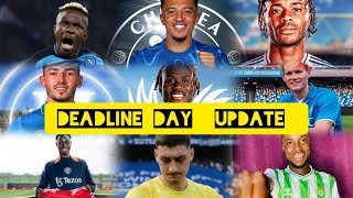 TRANSFER DEADLINE UPDATE OSIMHEN SANCHO TO CHELSEA ARSENAL MAN UTD NAPOLI ALL TRANSFER UPDATES [upl. by Nelle]