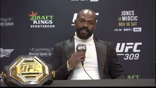 JON JONES ranks the BEST PERFORMANCE on his CAREER [upl. by Irmo]