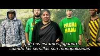 La Semilla Pachamama Crew Feat Mefe amp Vandana Shiva Remix con Guanaco Mc amp Mirko Gardini [upl. by Llenra687]