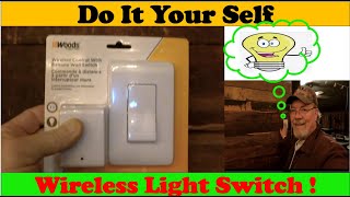 How to Install a Wireless Light Switch howto diy lightswitch [upl. by Fusco]