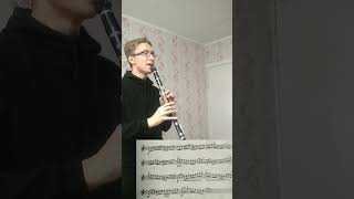 🎶 Этюд для кларнета Fdur etude музыка music clarinet этюд кларнет [upl. by Bouchard578]