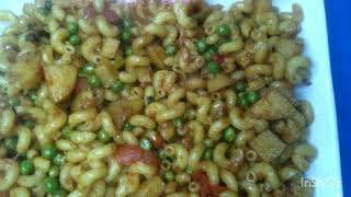 macaroni recipealoo matar macaroni recipehow to make macaroni by cooking with sitara [upl. by Uhayile]