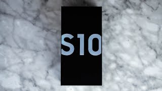 Samsung Galaxy S10 Unboxing Prism White [upl. by Obala578]