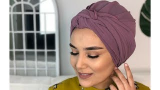 Easiest Turban Tutorial I Summer Turban I Blackorchids [upl. by Bunce]