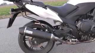 Documentary on replacing stock exhaust with LeoVince CBF1000 [upl. by Jillayne739]