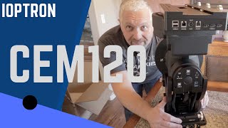 iOptron CEM120 Unboxing and Custom Pier Mounting [upl. by Etnovahs674]