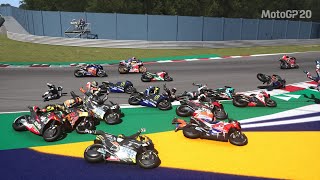 MotoGP 20 Big Crashes 3 [upl. by Ojeitak70]