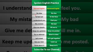 Basic English vs Advanced English english spokenenglish [upl. by Ynatsed]