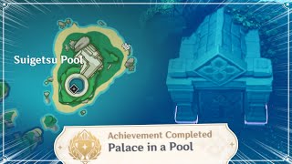 How to Unlock Palace in a Pool domain Genshin Impact Watatsumi Island Inazuma Patch 21 Guide [upl. by Mighell]