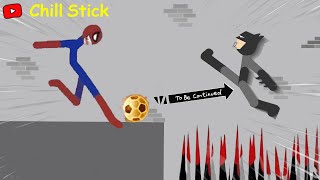 30 min 🔴 Stickman dismounting  chill stick  like a boss compilation [upl. by Bibbye]