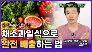 채소과일식 할 수 밖에 없습니다 완전 배출 일단 이렇게 해보세요 조승우 한약사 5부 [upl. by Farny117]