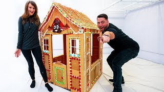 Building a LifeSize Gingerbread House [upl. by Verile785]