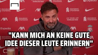 Blaue Karte Klopp argumentiert dagegen und stichelt gegen den RegelGremium  FC Liverpool [upl. by Okuy270]