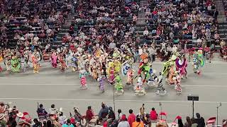 Grand Entry Special Womens Contemporary Jingle vs Mens Fancy l SNL Black ⚫️ Hills Powwow 2024 [upl. by Adlare]