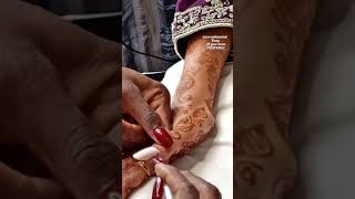 stick on nails and gel polish procedure Vizagits available at your home🤙9703344562 [upl. by Zales189]