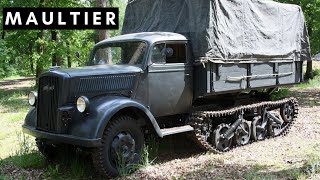 Maultier  SdKfz 3 Opel Blitz on tracks [upl. by Cissej]