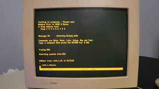 DEC PDP1173 1986 Booting 211BSD [upl. by Poll]