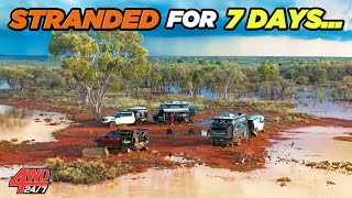 CARAVANS ABANDONED amp stuck for 1 week in flooded Australian Outback Do we get out [upl. by Uttasta]