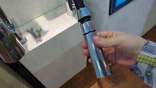 kitchen faucet flow restrictor removal [upl. by Hardden]