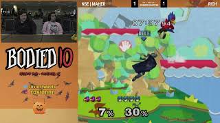 NSE  Maher Marth vs Rich Falco  Singles  Div 1 Winners Quarterfinal  Bodied 10 [upl. by Rayshell390]