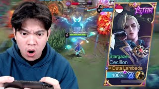 Review Skin Cecilion Starlight Efeknya Kayak Skin Collector  Mobile Legends [upl. by Asirap841]