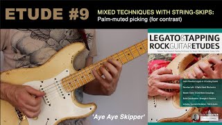 Legato amp Tapping Etude 9 Aye Aye Skipper [upl. by Niko621]