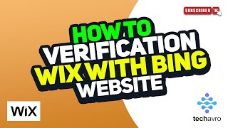 How to Verification Wix with Bing 2024 [upl. by Gerty822]