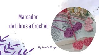 ♥️VENDE💰 TANTOS COMO PUEDAS  MARCADORES DE LIBROS CORAZÓN 💓 A CROCHET 🤩 [upl. by Blondy490]