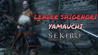 Sekiro  Leader Shigenori Yamauchi BossFight No Damage taken [upl. by Antipus]