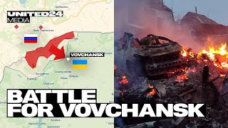 Battle for Vovchansk Russia has launched a new offensive on the Kharkiv region [upl. by Maighdiln695]