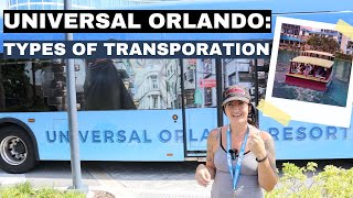 Universal Orlando Transportation Options Methods of transportation at Universal Orlando [upl. by Atinahs]