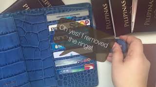 Filofax Croc as Travel Document Organizer  Filofax Hack [upl. by Melburn]