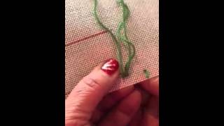 Needlepoint Binding Stitch [upl. by Gar]