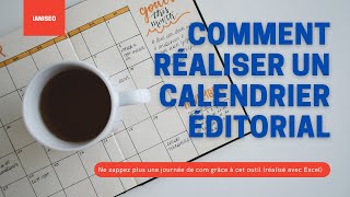 COMMENT REALISER UN CALENDRIER EDITORIAL  ASTUCE MARKETING DIGITAL [upl. by Cavil738]