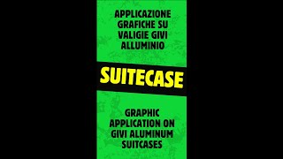 Tutorial applicazione grafiche su valigie in alluminio  Kit Completo [upl. by Lhamaj]