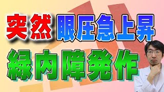 突然眼圧が上がる緑内障発作とは何か？ [upl. by Tansy]