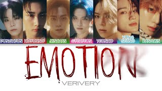 VERIVERY  Emotion Color Coded Lyrics hanromeng [upl. by Coulter917]