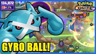 135000 DAMAGE METAGROSS GYRO BALL BUILD Is SO UNDERRATED  Pokemon Unite [upl. by Toby]