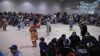 Teen Girls Jingle  2016 Dakota Nation Winterfest Pow Wow  Powwowscom [upl. by Novaj]