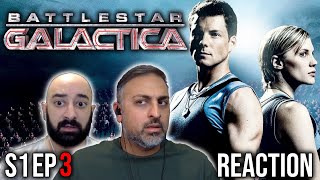 Battlestar Galactica  S1 Ep 3  Bastille Day  REACTION  First Time Watching [upl. by Roon]