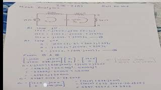 AC Circuit solved by mesh analysis [upl. by Netsruk963]