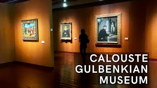 Calouste Gulbenkian Museum in Lisbon walkingtour art museum lisbon portugal [upl. by Volney823]