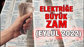 1kwh elektrik kaç TL oldu Eylül 2022 Elektrik Zammı [upl. by Gone638]