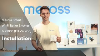 How to Install Meross Smart WiFi Roller Shutter MRS100 EU Version [upl. by Alfy655]